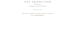 Desktop Screenshot of gitskoglund.se